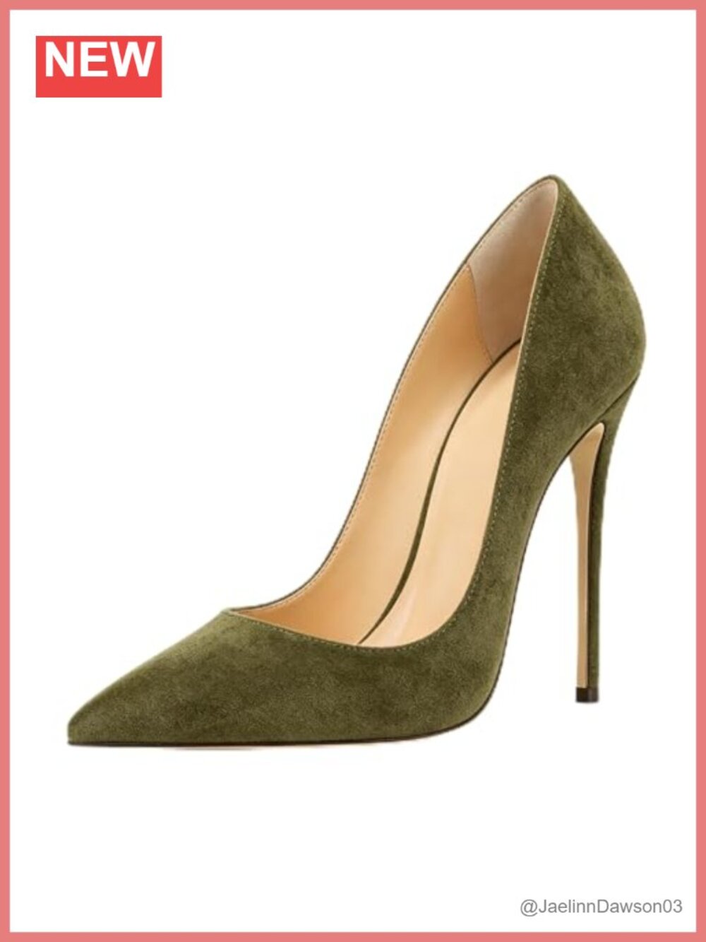Sky High 5 Inch Stiletto Heels Pointed Toe Pumps Slip On Women's Dress Shoes